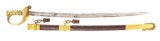 PRESENTATION GRADE MODEL 1852 NAVAL OFFICER’S SWORD PRESENTED TO LIEUTENANT COMMANDER MOREAU FORREST