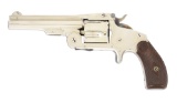 (A) INSCRIBED SMITH & WESSON BABY RUSSIAN REVOLVER PRESENTED TO COLONEL HENRY W. JAMES, AN UNFORTUNA