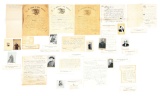 LARGE LOT OF CIVIL WAR MARYLAND UNION-RELATED DOCUMENTS.