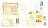 LOT OF CIVIL WAR-RELATED MARYLAND DOCUMENTS.