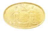 MARYLAND OVAL BELT BUCKLE.