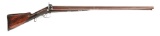 (A) ARTHUR BAXTER OF BALTIMORE, MARYLAND 6 BORE PERCUSSION SIDE BY SIDE SHOTHGUN.