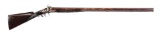 (A) ALEXANDER MCCOMAS OF BALTIMORE SIDE BY SIDE PERCUSSION SHOTGUN.