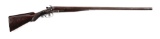 (A) CLARK & SNEIDER SIDE BY SIDE HAMMER SHOTGUN.