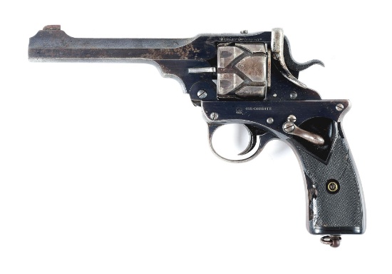 (C) SCARCE WEBLEY-FOSBERY MODEL 1903 SEMI-AUTOMATIC REVOLVER.