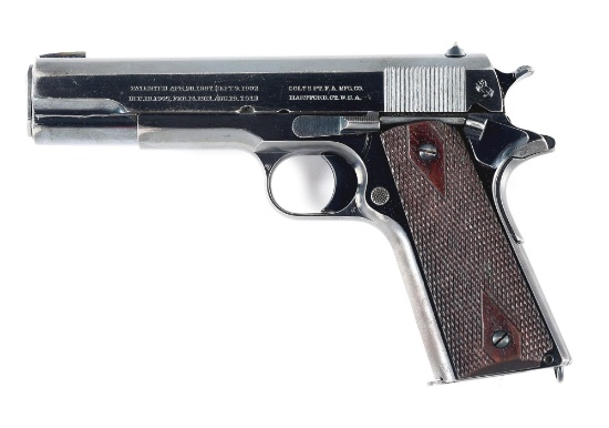 (C) COLT GOVERNMENT SEMI-AUTOMATIC PISTOL (1915).