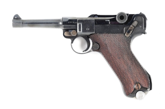 (C) KRIEGHOFF "S" CODE P.08 LUGER SEMI-AUTOMATIC PISTOL.