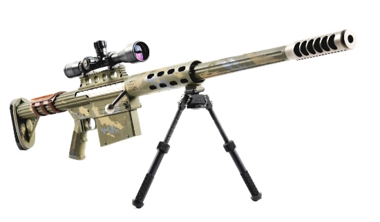 (M) ANZIO IRON WORKS LIGHT WEIGHT .50 BMG BOLT ACTION RIFLE.