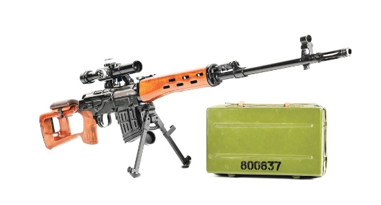 (M) NORINCO NDM 86 SEMI-AUTOMATIC RIFLE WITH HARD CASE.