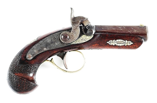 (A) WONDERFUL HENRY DERINGER LINCOLN SIZE POCKET PISTOL.