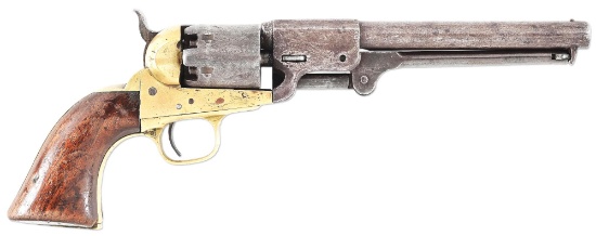 (A) RARE 2ND MODEL CIVIL WAR CONFEDERATE GRISWOLD & GUNNISON .36 CALIBER PERCUSSION REVOLVER.