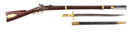 (A) HIGH CONDITION REMINGTON 1863 ZOUAVE PERCUSSION MUSKET WITH BAYONET