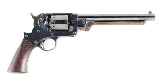(A) EXCEPTIONAL MARTIAL STARR ARMS MODEL 1863 SINGLE ACTION ARMY REVOLVER.