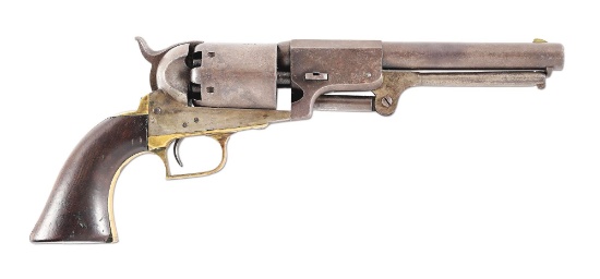 (A) RARE AND DESIREABLE U.S. DRAGOONS MARKED MARTIAL COLT 1ST MODEL DRAGOON PERCUSSION REVOLVER.