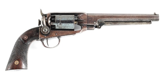 (A) RARE USN MARKED JOSLYN SIDE HAMMER ARMY MODEL REVOLVER.