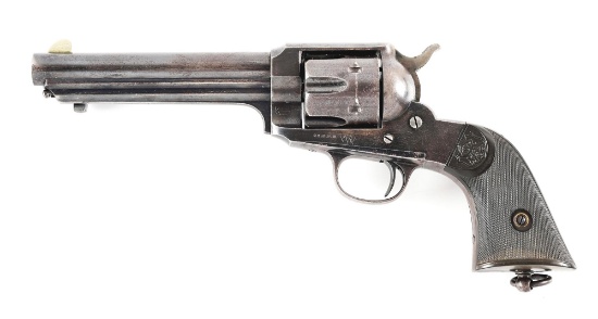 (A) SCARCE AND HIGH CONDITION REMINGTON MODEL 1890 SINGLE ACTION REVOLVER.