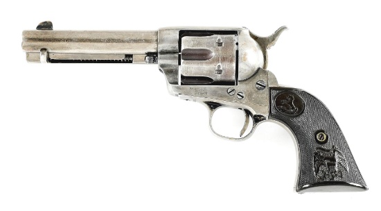 (A) COLT SINGLE ACTION ARMY REVOLVER.