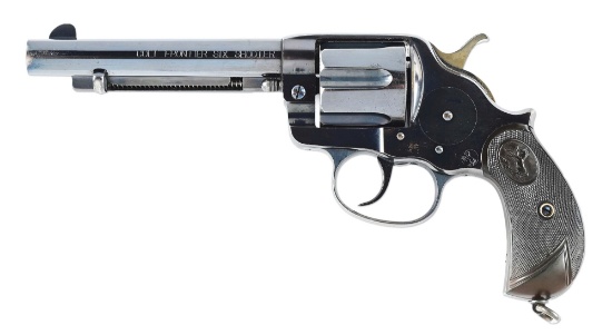 (A) COLT DOUBLE ACTION REVOLVER MODEL OF 1878 WITH COLT LETTER.