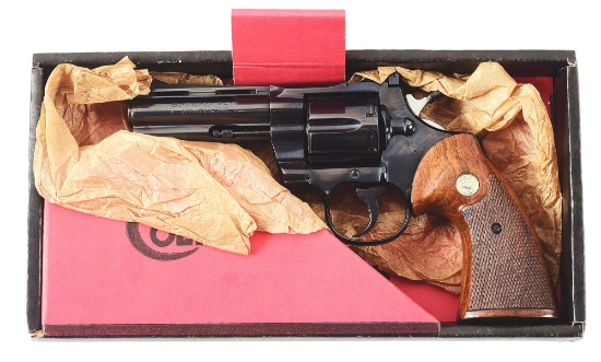 (C) COLT PYTHON DOUBLE ACTION REVOLVER.