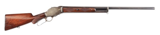 (A) VERY RARE 1 OF 5 FACTORY ENGRAVED SPECIAL ORDER WINCHESTER MODEL 1887 LEVER ACTION SHOTGUN.