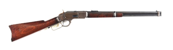 (A) HIGH CONDITION WINCHESTER MODEL 1873 LEVER ACTION SADDLE RING CARBINE.