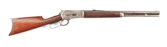 (A) RARE WINCHESTER MODEL 1886 LEVER ACTION SHORT RIFLE.