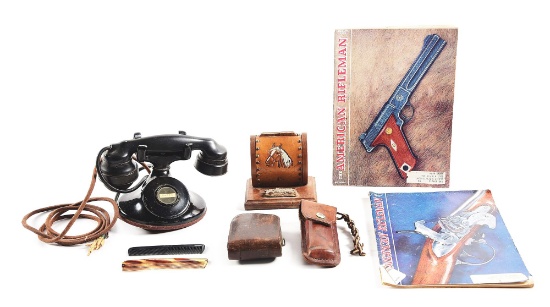 LOT OF CLARK GABLE MEMORABILIA FROM HIS ROOM AT THE WEASKU INN.