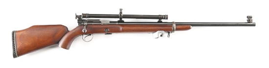(C) WINCHESTER MODEL 52A .22 LR BOLT ACTION TARGET RIFLE.