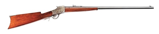 (A) WINCHESTER MODEL 1885 HIGH WALL SINGLE SHOT RIFLE IN .32-40.