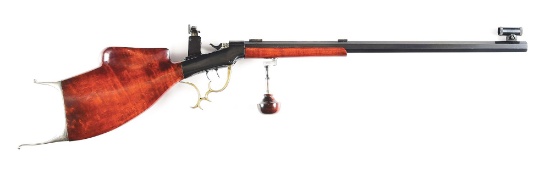 (C) MARLIN BALLARD SINGLE SHOT TARGET RIFLE.