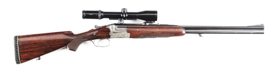 (M) MERKEL OVER/UNDER 9.3X74R DOUBLE RIFLE.