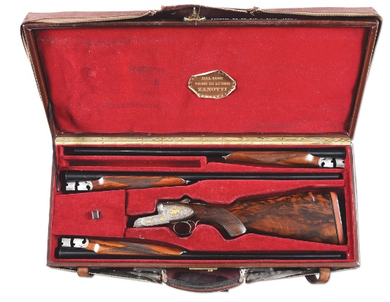 (M) ARMI DI LUSSO ZANOTTI SIDELOCK SIDE BY SIDE SHOTGUN.