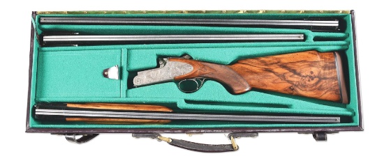 (M) ARMI DI LUSSO ZANOTTI 3 BARREL SET 12 BORE OVER UNDER SHOTGUN.