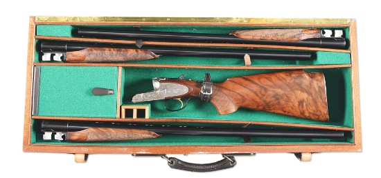 (M) BERETTA MODEL 451 EELL 3 BARREL SET 12 BORE SHOTGUN.