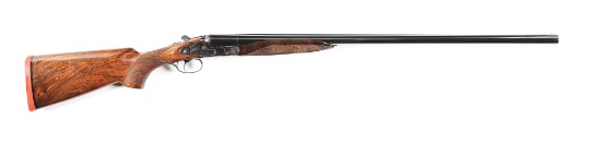 (M) ARMI F. POLI SPORTING EXTRA 12 BORE SIDE BY SIDE SHOTGUN.