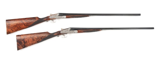 (M) LOT OF 2: PAIR OF ARRIETA SIDE BY SIDE SHOTGUNS.