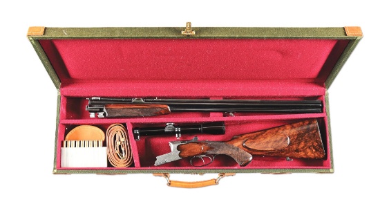 (C) L. GASSER-NACHF., OF ULLRICH-WIEN, AUSTRIAN COMBINATION SHOTGUN-RIFLE IN 16 GA OVER 8X57-360 WIT