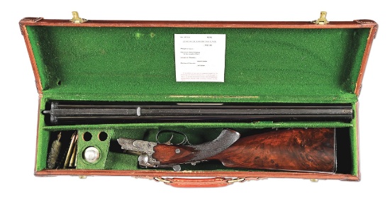 (C) EMIL KERNER & SOHN 16 BORE / 6.5 X 58R DRILLING WITH CASE.