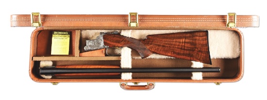 (C) BROWNING SUPERPOSED DIANA GRADE OVER UNDER SHOTGUN WITH CASE