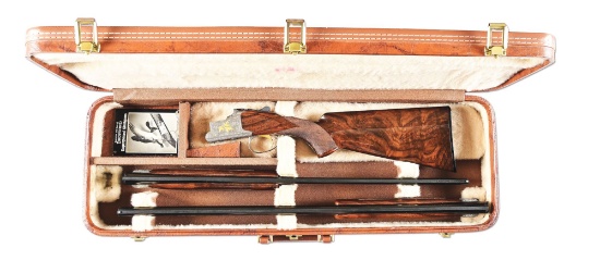 (M) BROWNING SUPERPOSED TWO BARREL SET WITH CASE