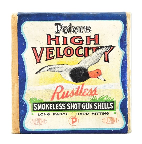 FULL PETERS "REDHEAD" 2-PIECE SHOT SHELL BOX