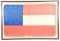 CONFEDERATE FIRST NATIONAL FLAG WITH UNIT DESIGNATION CAPTURED BY CAPT. E. W. THOMPSON 1ST MAINE LIG