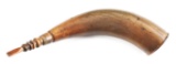 UNIQUE SOUTHERN SCREW TIP POWDER HORN.