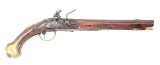 (A) EARLY BRASS MOUNTED FRENCH HORSEMAN'S PISTOL.