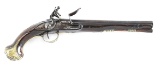 (A) EARLY ENGLISH OFFICER'S PISTOL BY JAMES LOWE OF LONDON.