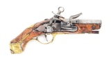 (A) SMALL SPANISH MIQUELET PISTOL.