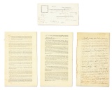 NAVAL AND MARITIME DOCUMENTS, 1804, WAR OF 1812.