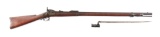 (A) SPRINGFIELD MODEL 1873 TRAPDOOR RIFLE IN 1884 CONFIGURATION.
