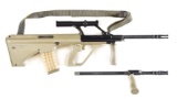 (M) DESIRABLE PRE-BAN STEYR AUG/SA SEMI-AUTOMATIC RIFLE WITH EXTRA BARREL & SPARE MAGAZINES.