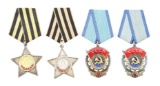 LOT OF 4: SOVIET ORDERS.